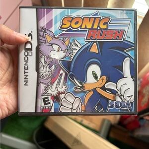 Sonic Rush Nintendo DS Game - Blue & Purple